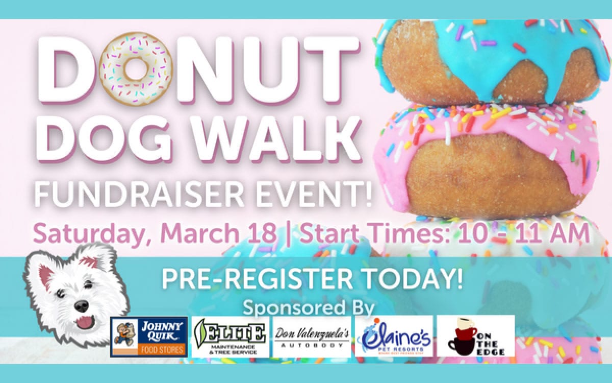 2nd Annual Donut Dog Walk Fundraiser Event